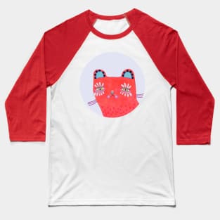 Orange Cat Baseball T-Shirt